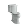 Kohler K-3837-95 Devonshire Comfort Height Two Piece Elongated 1.28 Gpf Toilet - Ice Grey