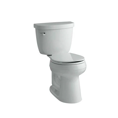 Kohler K-3887-95 Cimarron Comfort Height Two Piece Round Front 1.28 Gpf Toilet - Ice Grey 1 Kohler K-3887-95 Cimarron Comfort Height Two Piece Round Front 1.28 Gpf Toilet - Ice Grey