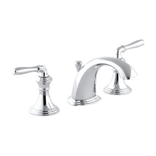 Kohler K-394-4-CP Devonshire Two Handle Lavatory Widespread Faucet - Chrome 1 Kohler K-394-4-CP Devonshire Two Handle Lavatory Widespread Faucet - Chrome