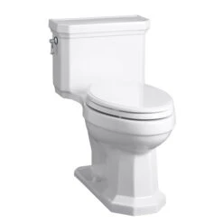 Kohler K-3940-0 Kathryn Comfort Height Compact Elongated One Piece 1.28 Gpf Toilet - White