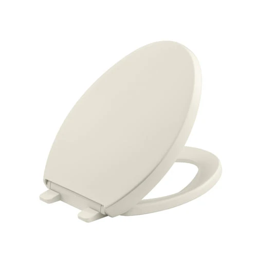 Kohler K-4008-96 Grip-Tight Reveal Q3 Elongated Toilet Seat - Biscuit 1 Kohler K-4008-96 Grip-Tight Reveal Q3 Elongated Toilet Seat - Biscuit