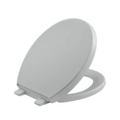 Kohler K-4009-95 Grip-Tight Reveal Q3 Round-Front Toilet Seat - Ice Grey