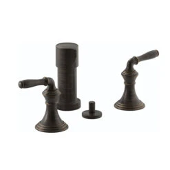 Kohler K-412-4-2BZ Devonshire Two Handle Vertical Spray Bidet Faucet - Oil Rubbed Bronze