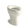 Kohler K-4301-L-96 Highcrest 16-1/2 In Elongated Toilet Bowl With Rear Inlet And Bedpan Lugs, Requires Seat - Biscuit