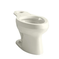 Kohler K-4303-L-96 Wellworth Toilet Bowl With Pressure Lite Flushing Technology And Bed Pan Lugs - Biscuit