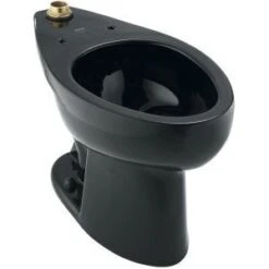 Kohler K-4368-7 Highcliff 1.6 Gpf Elongated Toilet Bowl With Top Inlet - Black