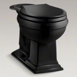 Kohler K-4387-7 Memoirs Comfort Height Round Front Bowl - Black