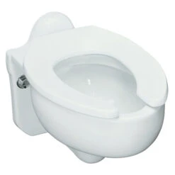 Kohler K-4460-C-0 Sifton Wall Mounted 3.5 Gpf Water Guard Flushometer Valve Elongated Blow Out Toilet Bowl, Requires Seat - White