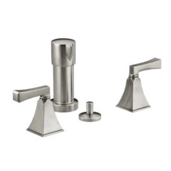 Kohler K-470-4V-BN Memoirs Two Handle Bidet Faucet - Brushed Nickel