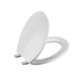Kohler K-4775-0 Brevia Round Toilet Seat With Q2 Advantage - White