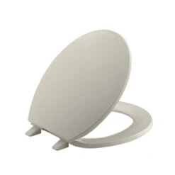 Kohler K-4775-G9 Brevia With Quick Release Hinges Round Front Toilet Seat - Sandbar