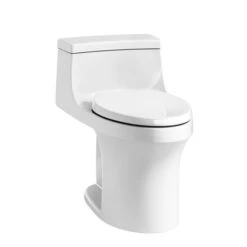 Kohler K-5172-RA-0 San Souci Comfort Height One-piece Compact Elongated 1.28 Gpf Toilet - White