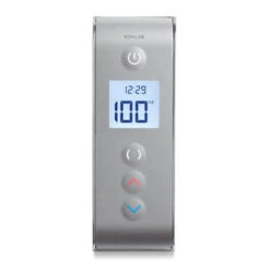 Kohler K-527-E-1CP Prompt Digital Shower Interface With ECO Mode Diverter - Satin Chrome With Chrome