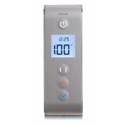 Kohler K-527-E-1SN Prompt Digital Shower Interface With ECO Mode Diverter - Satin Nickel With Polished Nickel