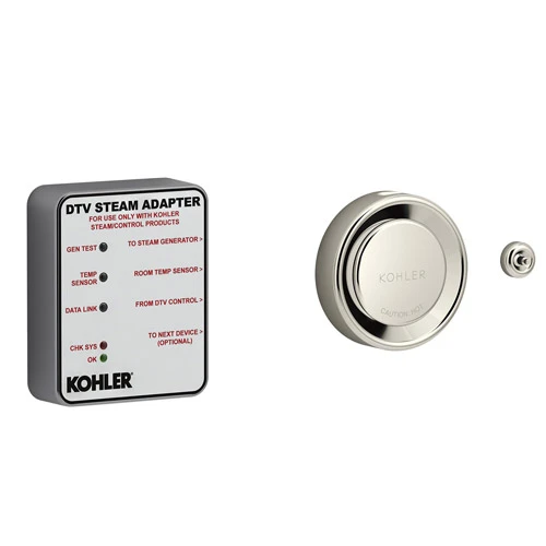 Kohler K-5548-K1-SN DTV+ Steam Adapter Kit - Vibrant Polished Nickel 1 Kohler K-5548-K1-SN DTV+ Steam Adapter Kit - Vibrant Polished Nickel