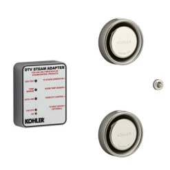 Kohler K-5549-K1-BN DTV+ Tandem Steam Adapter Kit - Vibrant Brushed Nickel