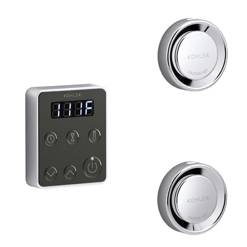 Kohler K-5558-CP Invigoration Series Tandem Steam Generator Control Kit - Chrome 1 Kohler K-5558-CP Invigoration Series Tandem Steam Generator Control Kit - Chrome
