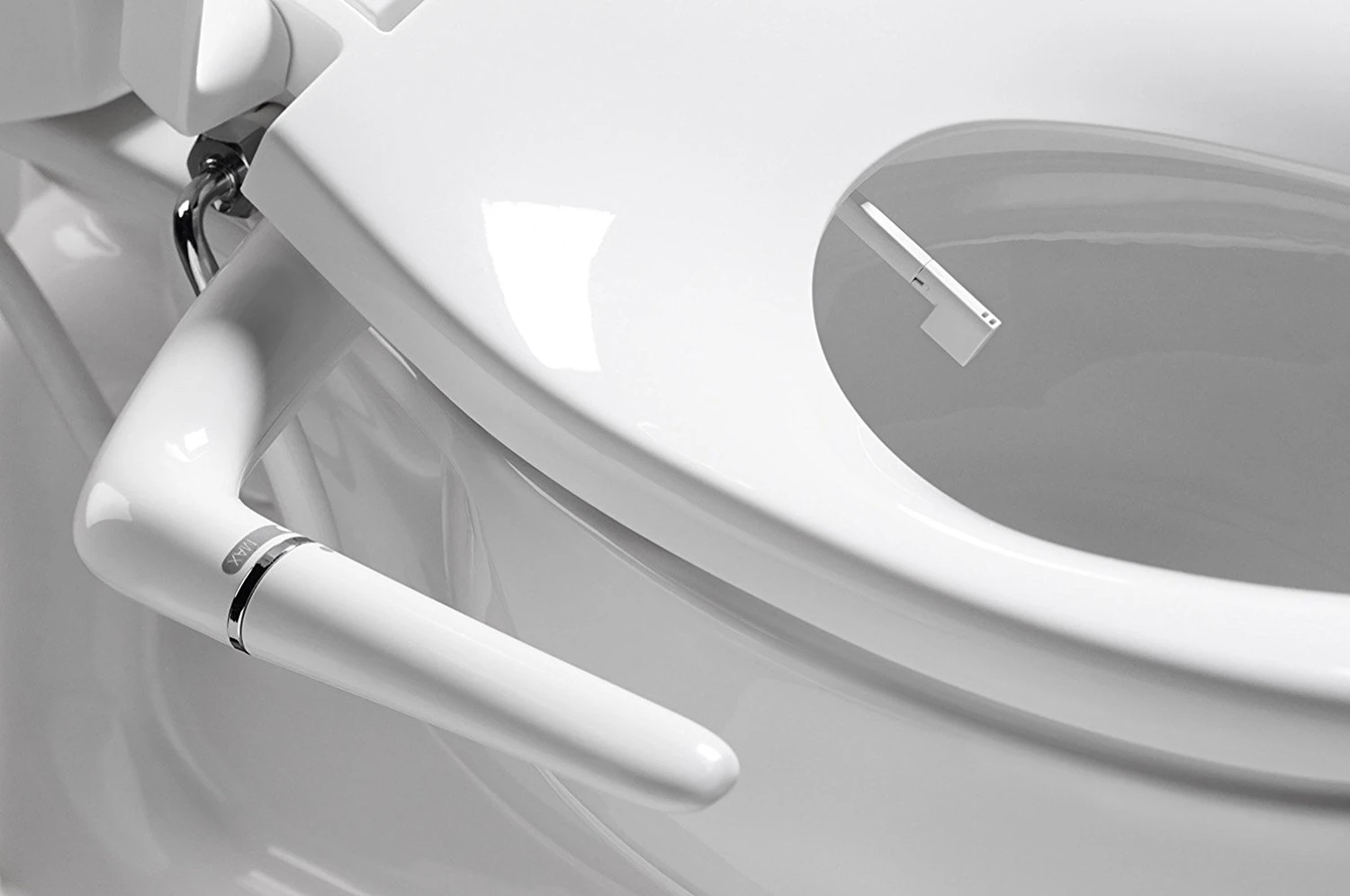 Kohler K-5724-0 Puretide Manual Cleansing Elongated Toilet Seat - White 6 Kohler K-5724-0 Puretide Manual Cleansing Elongated Toilet Seat - White - Image 6