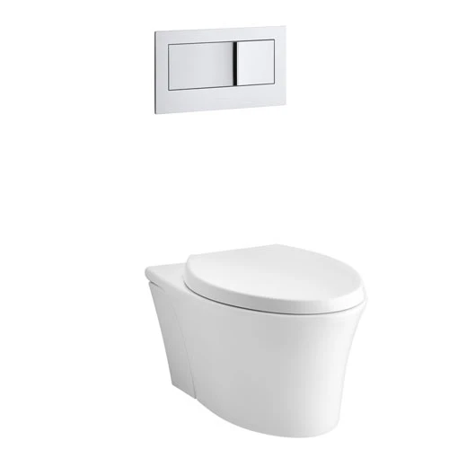 Kohler K-6299-0 Veil Wall Hung Elongated Toilet Bowl - White 1 Kohler K-6299-0 Veil Wall Hung Elongated Toilet Bowl - White