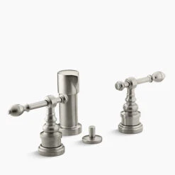Kohler K-6814-4-BN IV Georges Brass Bidet Faucet With Lever Handles - Brushed Nickel