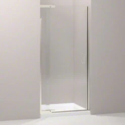 Kohler K-702011-L-BN Purist Frameless 36" X 72" Pivot Shower Door With 1/4" Thick Crystal Clear Glass - Brushed Nickel