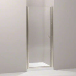 Kohler K-702402-L-ABV Fluence 31-1/2" X 65-1/2" Frameless Pivot Shower Door With Crystal Clear Glass - Anodized Brushed Bronze