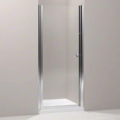 Kohler K-702402-L-SH Fluence 31-1/2" X 65-1/2" Frameless Pivot Shower Door With Crystal Clear Glass - Bright Silver
