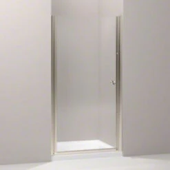 Kohler K-702408-L-ABV Fluence 35-1/4" X 65-1/2" Frameless Pivot Shower Door With Crystal Clear Glass - Anodized Brushed Bronze