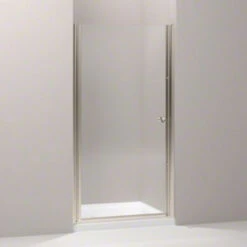 Kohler K-702410-L-ABV Fluence 36-1/2" X 65-1/2" Frameless Pivot Shower Door With Crystal Clear Glass - Anodized Brushed Bronze