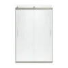 Kohler 706008-L-MX Levity 74" H X 44-5/8 - 47-5/8" W Sliding Shower Door With 1/4" Thick Crystal Clear Glass And Blade Handles - Matte Nickel