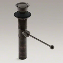 Kohler K-7114-2BZ Premier Pop-Up Drain Exposed Without Overflow - Oil Rubbed Bronze