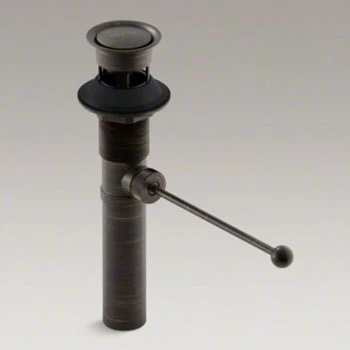 Kohler K-7114-A-2BZ Premier Pop-Up Drain Exposed With Overflow - Oil Rubbed Bronze 1 Kohler K-7114-A-2BZ Premier Pop-Up Drain Exposed With Overflow - Oil Rubbed Bronze
