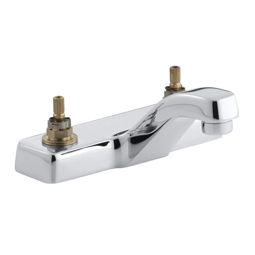 Kohler K-7404-KE-CP Centerset Lavatory Faucet Only Base Faucet - Polished Chrome 1 Kohler K-7404-KE-CP Centerset Lavatory Faucet Only Base Faucet - Polished Chrome