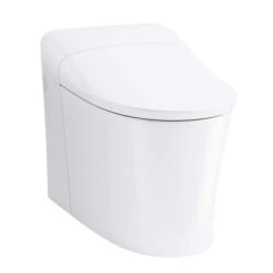 Kohler K-77795-0 Eir Comfort Height One-piece Elongated Dual-flush Intelligent Chair-Height Toilet - White