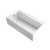 Kohler K-837-0 Bellwether 60" X 30" Bath With Integral Apron And Left Hand Drain - White