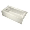 Kohler K-875-96 Bellwether Bath With Integral Apron And Left Hand Drain - Biscuit