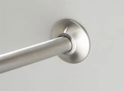Kohler K-9350-S Expanse Transitional Design Curved Shower Rod - Polished Stainless (Pictured In Brushed Stainless)