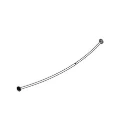 Kohler K-9350-2BZ Expanse Transitional Design Curved Shower Rod - Oil Rubbed Bronze