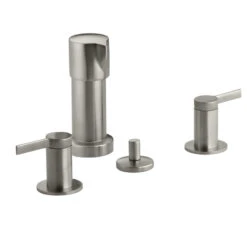 Kohler K-960-4-BN Stillness Widespread Bidet Faucet With Lever Handles - Brushed Nickel
