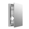 Kohler K-99003-NA Verdera 20" W X 30" H Aluminum Medicine Cabinet With Adjustable Magnifying Mirror And Slow Close Door