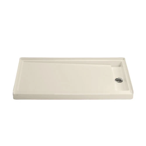 Kohler K-9948-47 Groove 60" X 32" Single Threshold Right Hand Drain Shower Base - Almond 1 Kohler K-9948-47 Groove 60" X 32" Single Threshold Right Hand Drain Shower Base - Almond