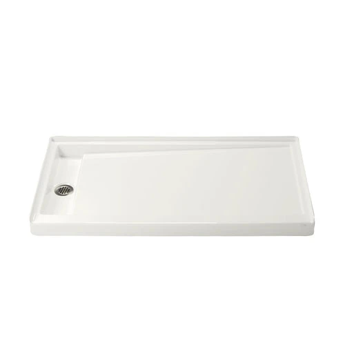 Kohler K-9949-0 Groove 60" X 32" Single Threshold Left Hand Drain Shower Base - White 1 Kohler K-9949-0 Groove 60" X 32" Single Threshold Left Hand Drain Shower Base - White
