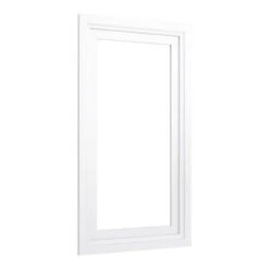 Kohler K-99662-15-1WA Damask Medicine Cabinet Surround, 15 In Wide - Linen White