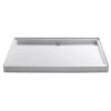 Kohler K-9996-0 Groove 60 In X 42 In Single Threshold Rear Center Drain Shower Base - White