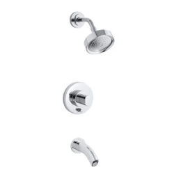 Kohler K-T10055-9-CP Rite-Temp Pressuer-Balancign Bath And Shower Faucet Trim - Polished Chrome
