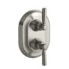 Kohler K-T10594-4-BN Bancroft Double Metal Lever Handle Thermostatic Trim - Brushed Nickel