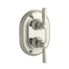 Kohler K-T10594-4-SN Bancroft Stacked Valve Trim With Metal Lever Handles - Polished Nickel