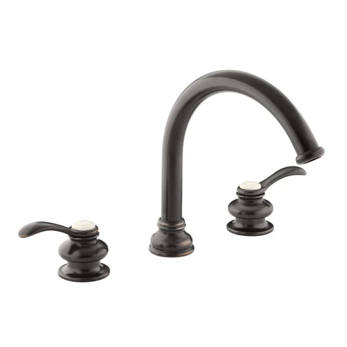 Kohler K-T12885-4-2BZ Fairfax Two Handle Roman Tub Faucet Trim Kit - Oil Rubbed Bronze 1 Kohler K-T12885-4-2BZ Fairfax Two Handle Roman Tub Faucet Trim Kit - Oil Rubbed Bronze