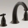 Kohler K-T13494-4-2BZ Kelston Two Handled Deck Mounted Lavatory Faucet Trim - Oil Rubbed Bronze