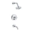 Kohler K-T14420-3-CP Purist One Handle Tub & Shower Faucet Trim Kit - Polished Chrome